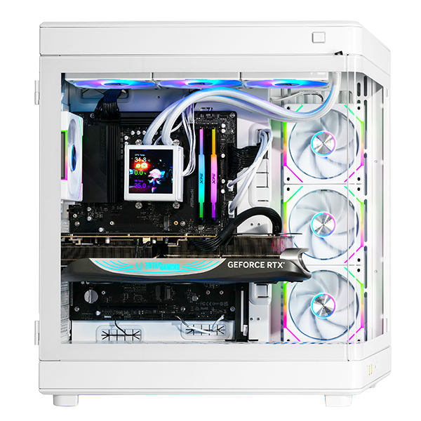 Wizard White WW270K0CC-580W1 Gaming Desktop - STORMCRAFT PC