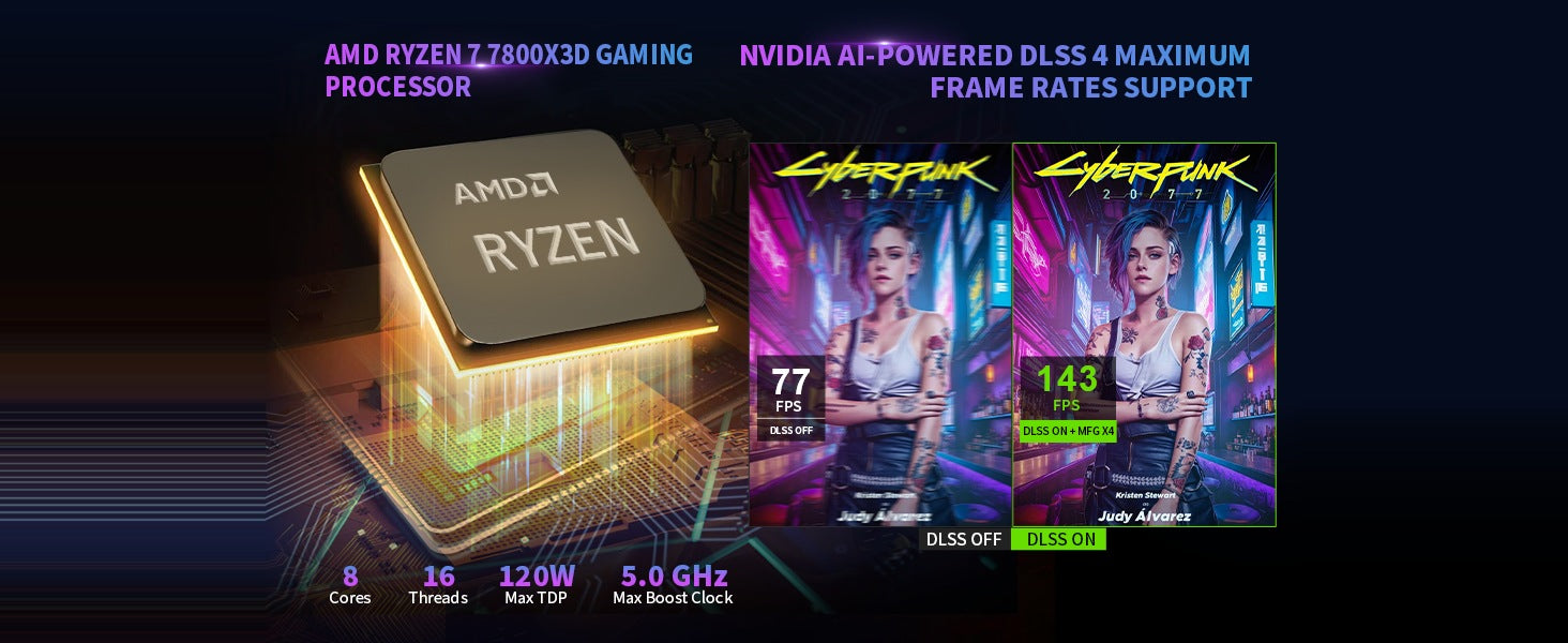 Skyhawk Pro SP780XDCC-570W1 Gaming Desktop CPU banner