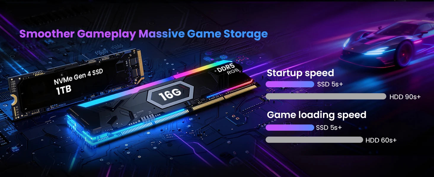 Sirius SI1440FBB-560W1 Gaming Desktop Memory / Storage banner