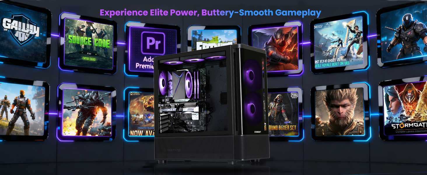 Skyhawk Pro SP1470FCC-570W1 Gaming Desktop A+ banner 3