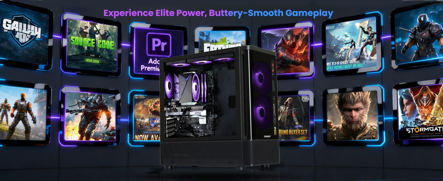Skyhawk Pro SP77000CC-570W1 Gaming Desktop A+ banner 3