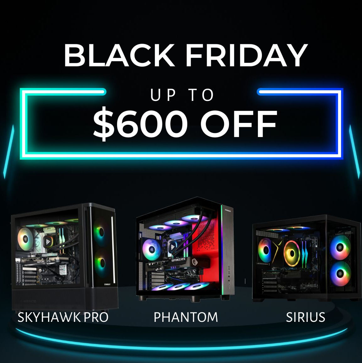 STORMCRAFT PC Unveils Black Friday & Cyber Monday Gaming PC Deals