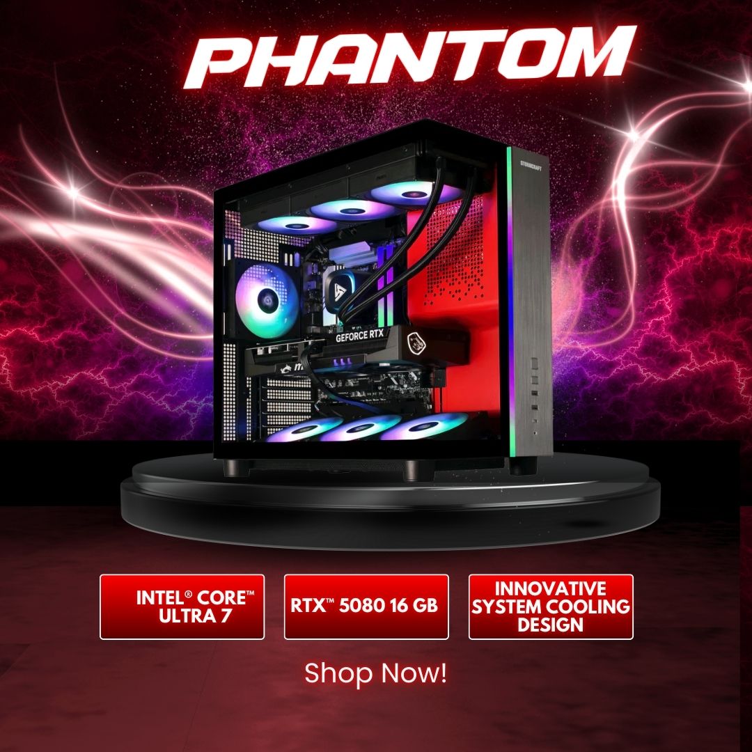 STORMCRAFT PHANTOM Gaming PC Banner