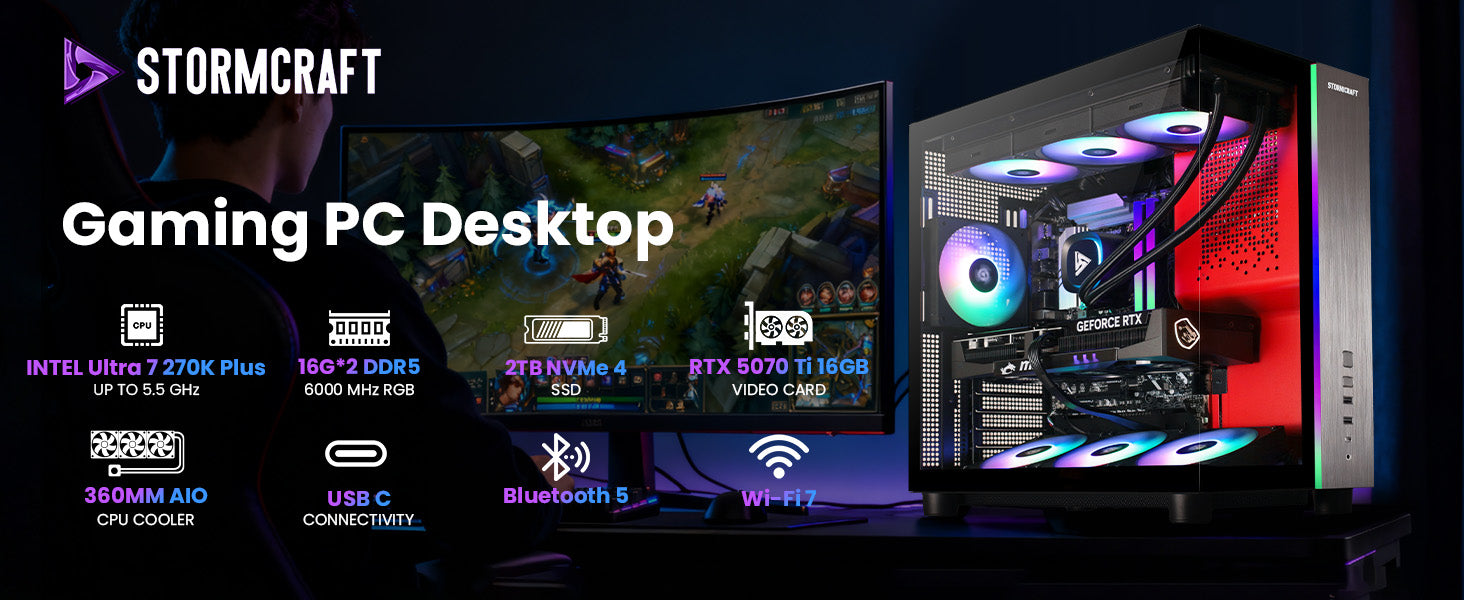 Phantom PH270K0CC-57TW1 Gaming Desktop A+ banner 1