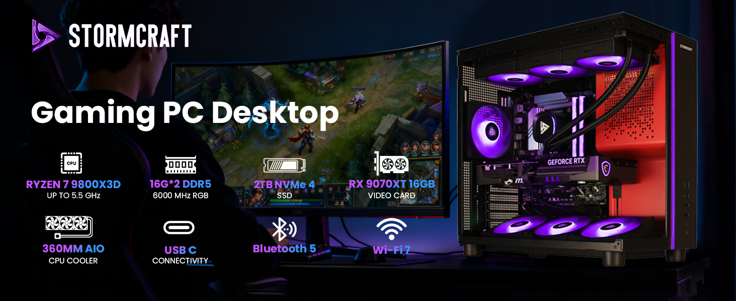 Phantom PH980XDCC-97BW1 Gaming Desktop A+ banner 1