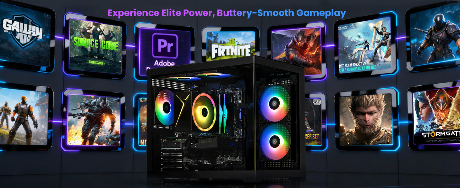 Sirius SI1440FBB-B58W1 Gaming Desktop A+ banner 3