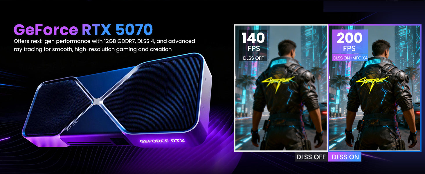 Skyhawk SK270K0CB-570W1 Gaming Desktop GPU banner