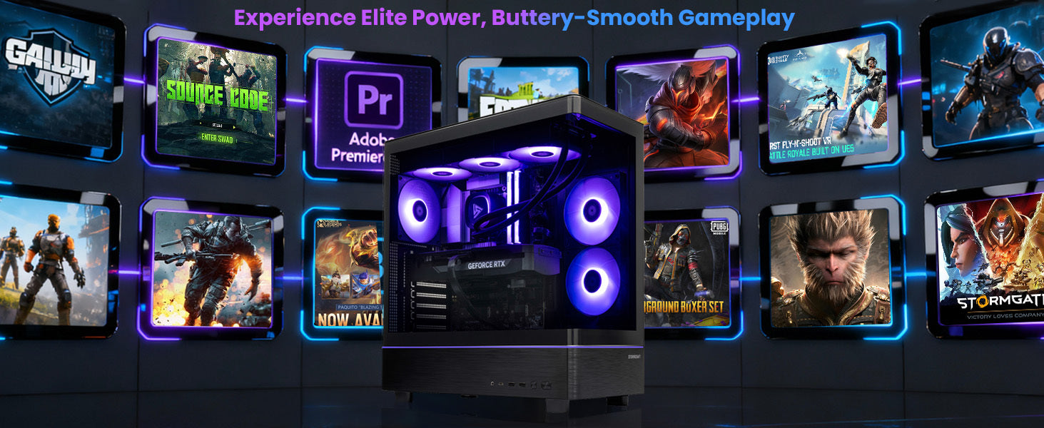 Skyhawk SK270K0CB-570W1 Gaming Desktop A+ banner 3